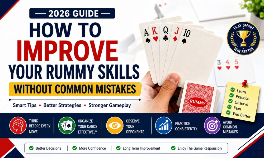 How to improve rummy skills with beginner-friendly tips, smart strategies, and common mistakes to avoid